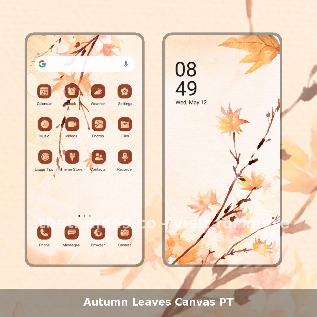 Autumn Leaves Canvas PT