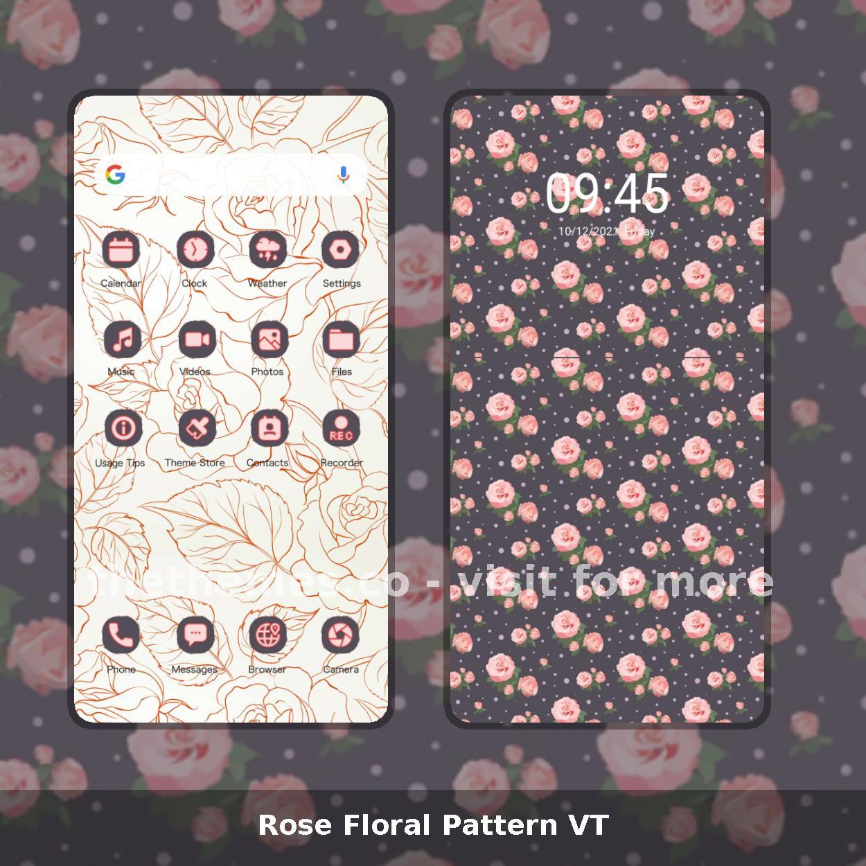 Rose Floral Pattern VT