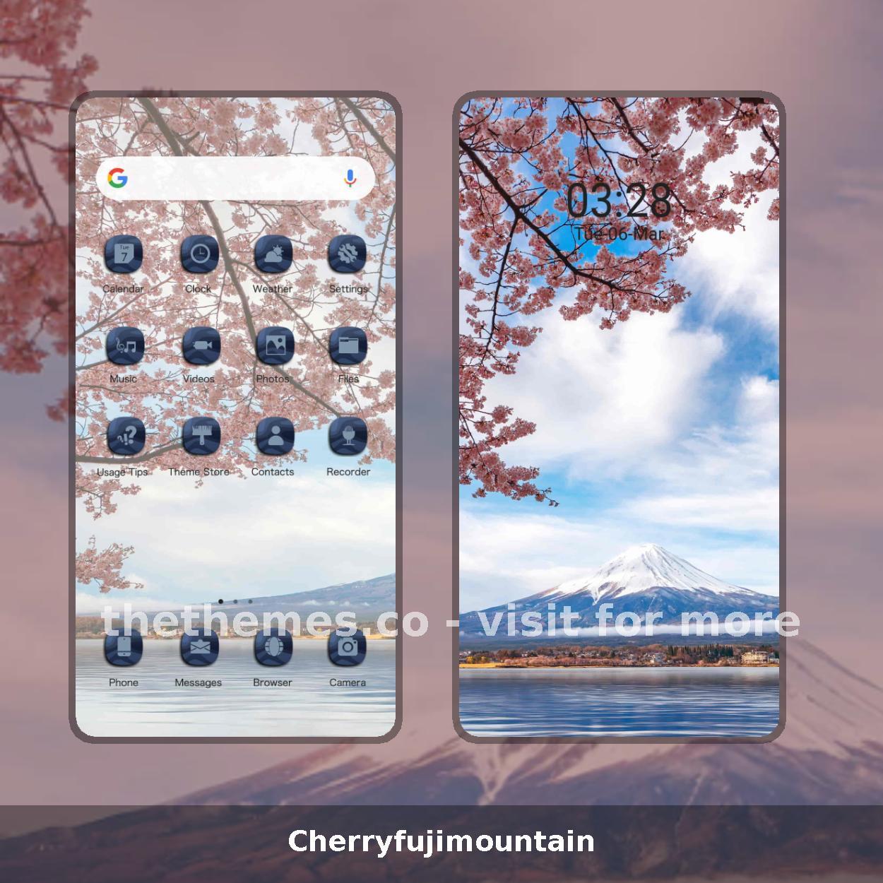 Cherryfujimountain