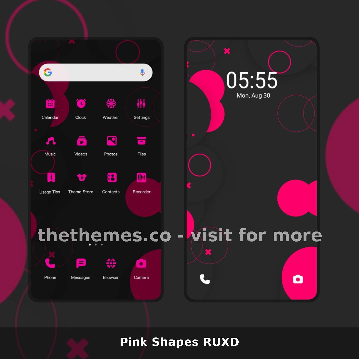 Pink Shapes RUXD