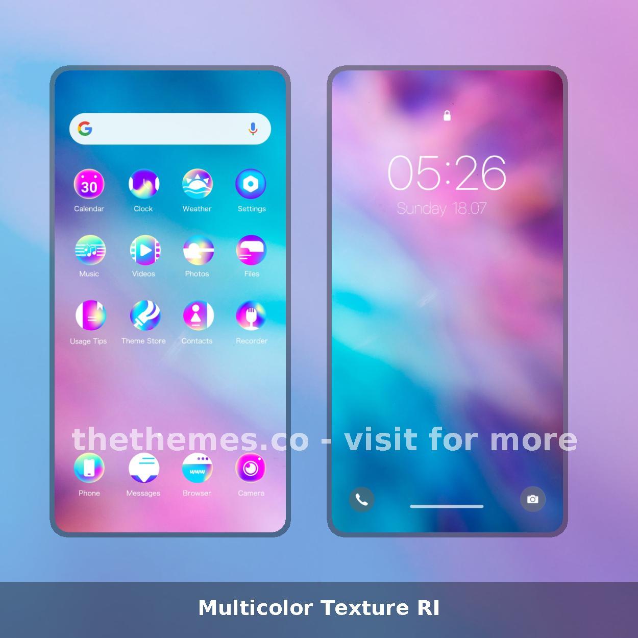 Multicolor Texture RI