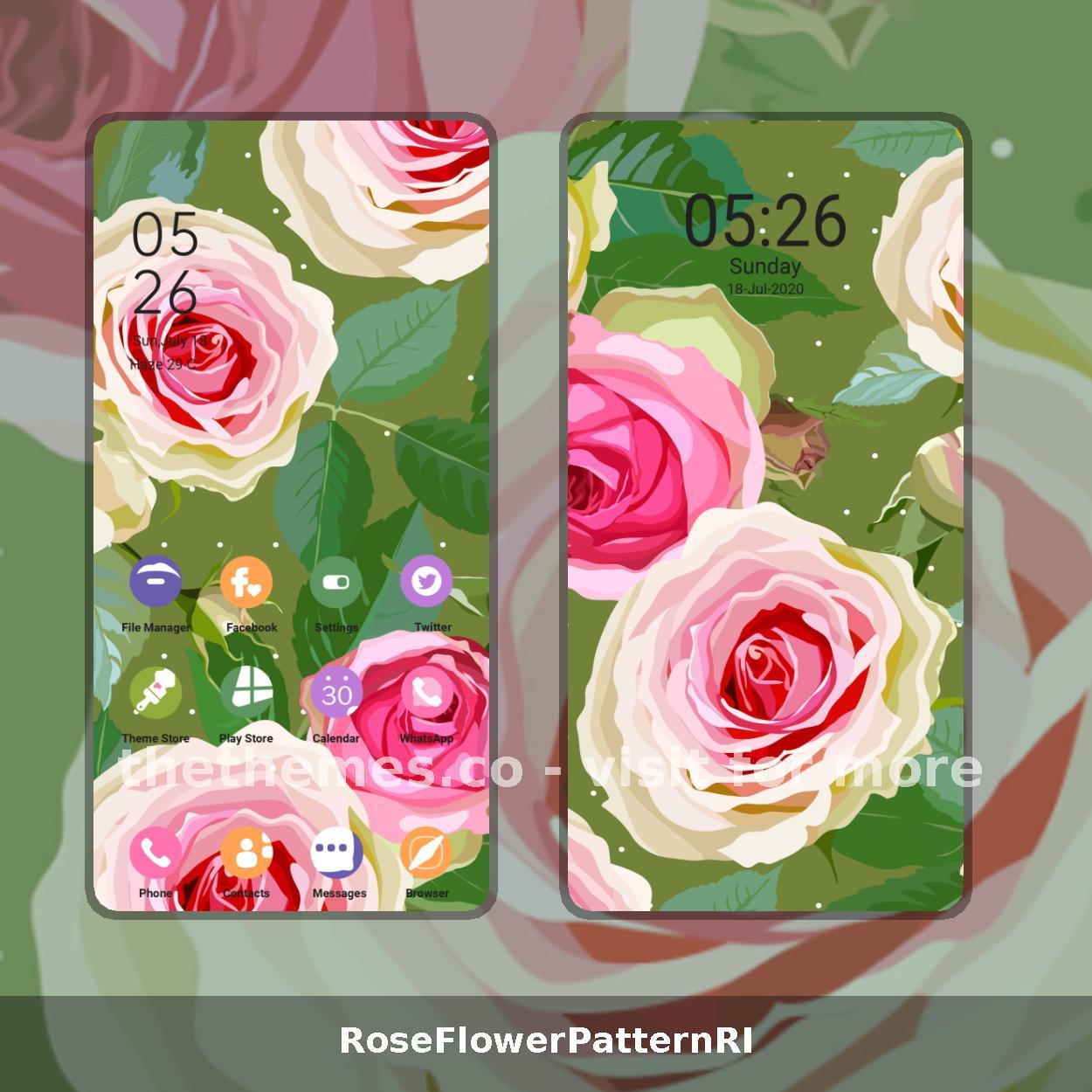 RoseFlowerPatternRI