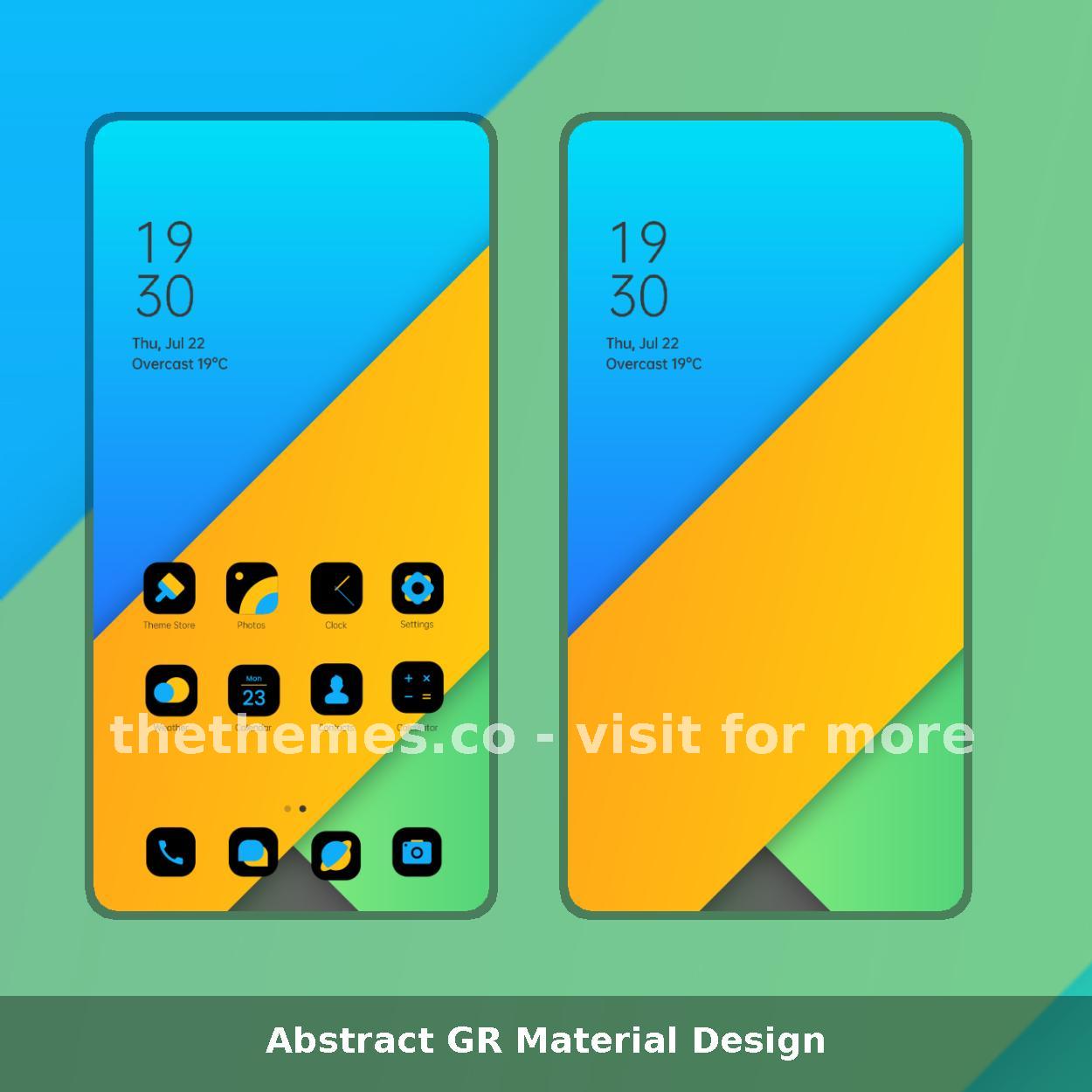 Abstract GR Material Design