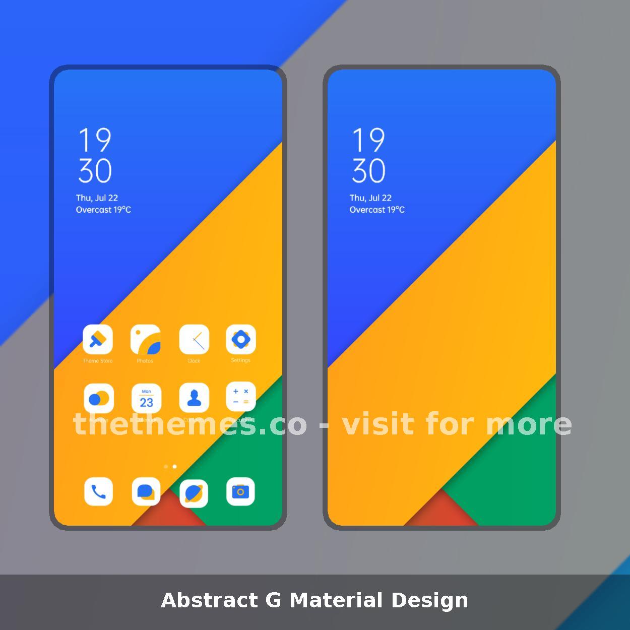 Abstract G Material Design