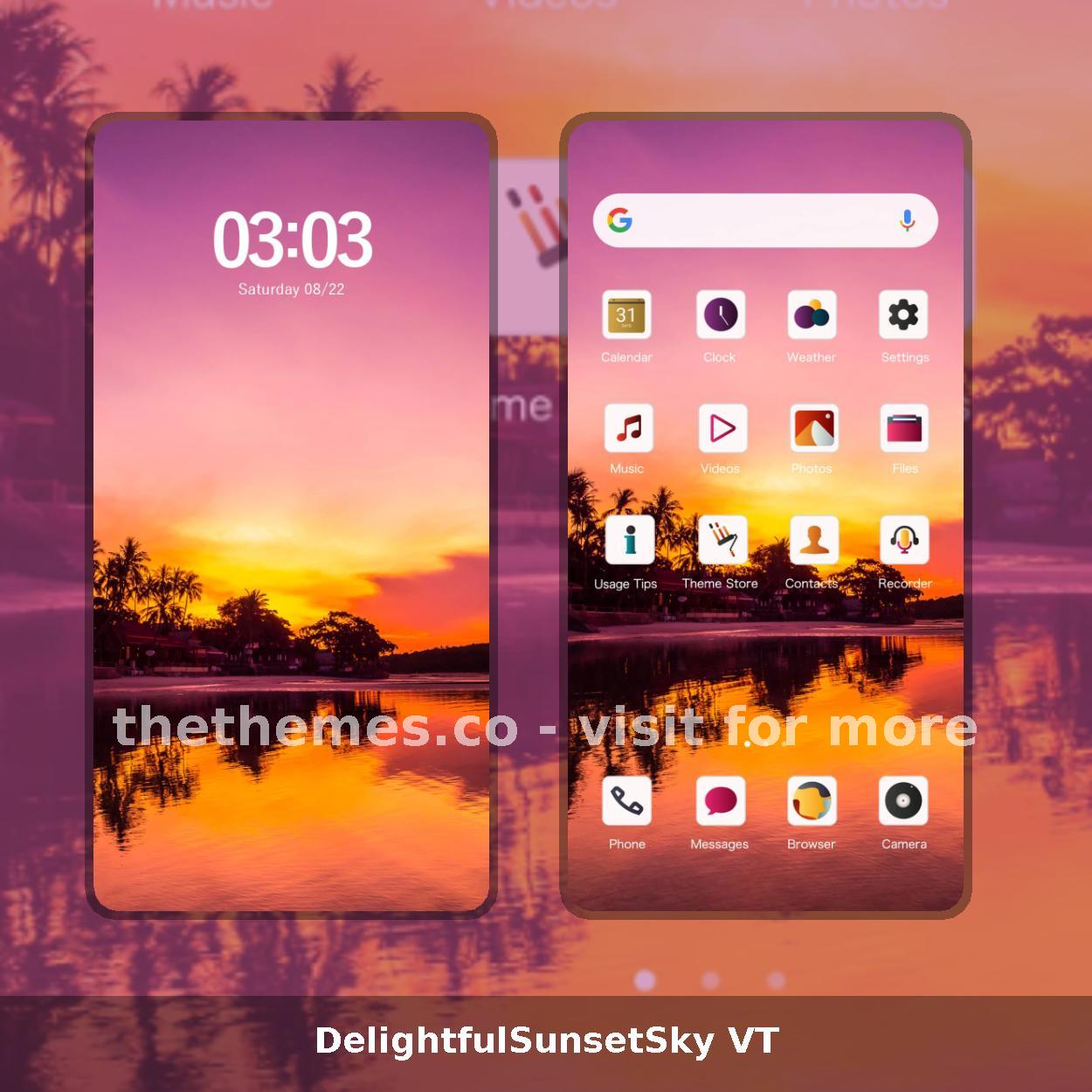 DelightfulSunsetSky VT