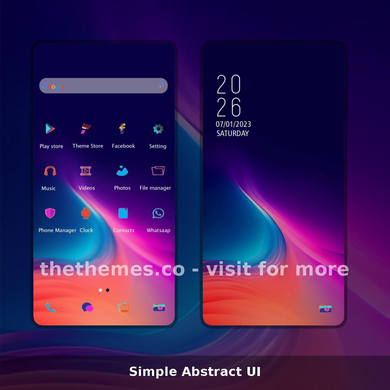 Simple Abstract UI