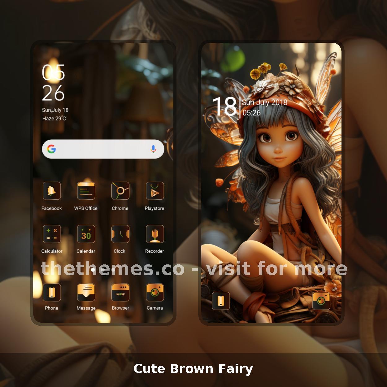 Cute Brown Fairy