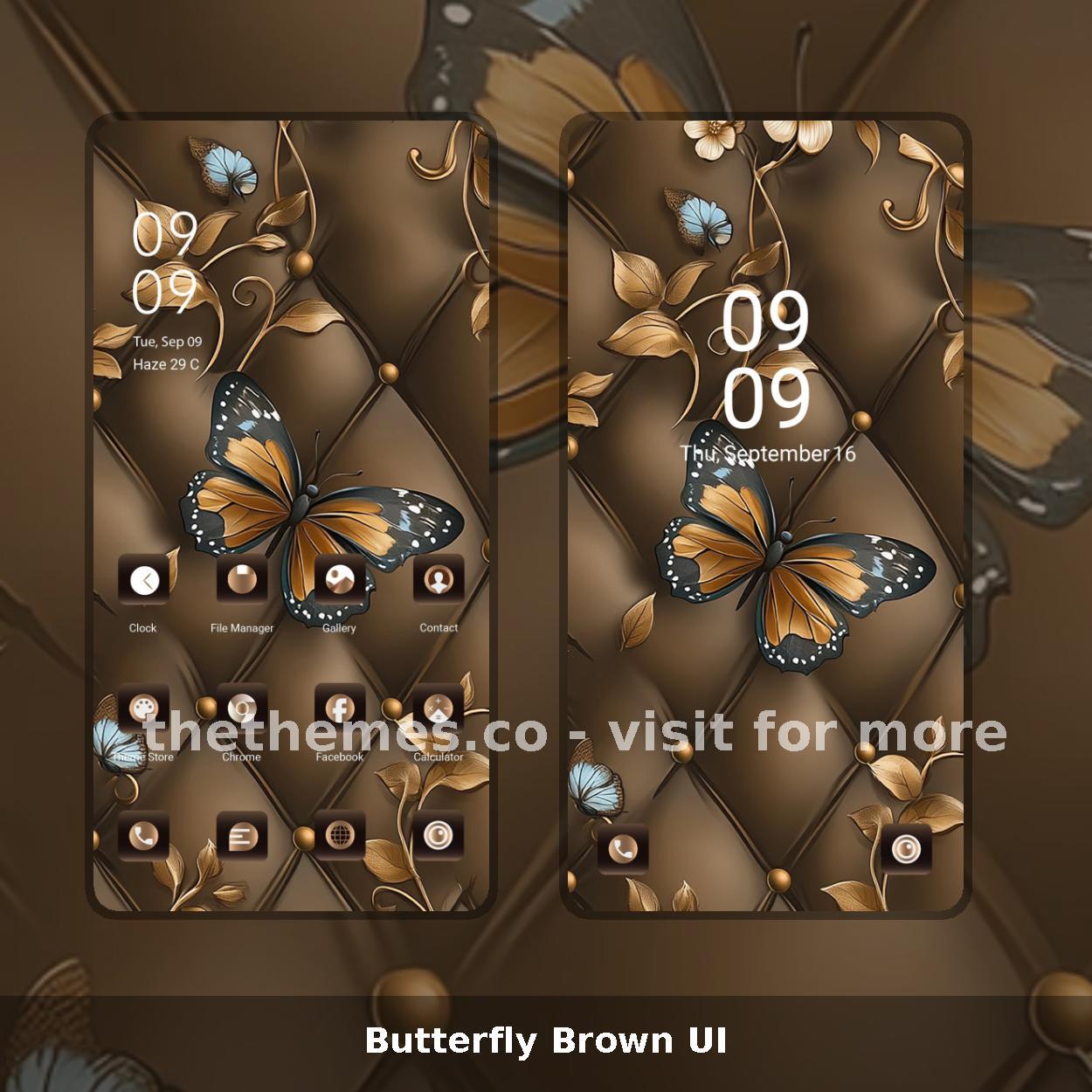 Butterfly Brown UI
