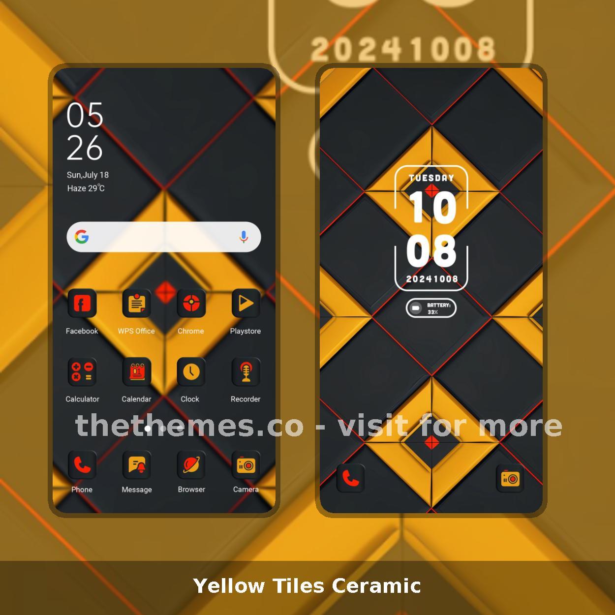 Yellow Tiles Ceramic