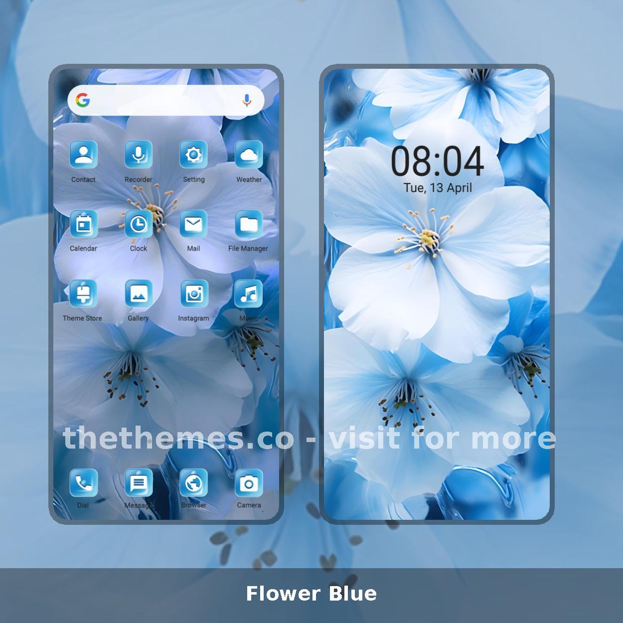 Flower Blue