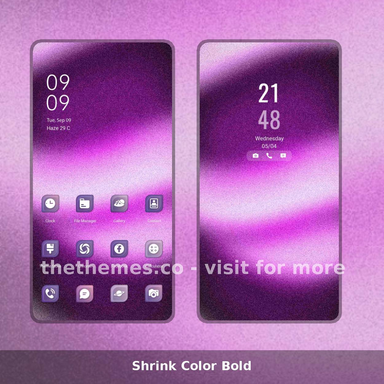 Shrink Color Bold